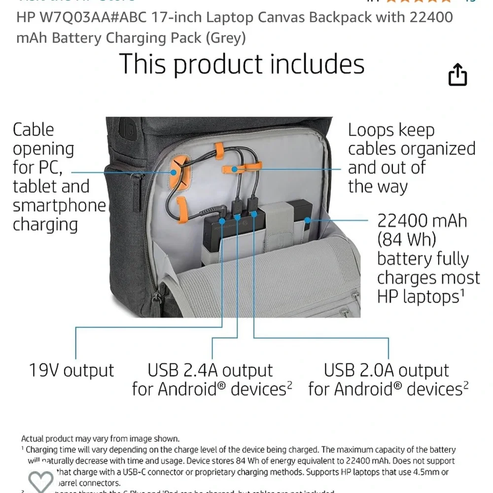 HP PowerUp Backpack
